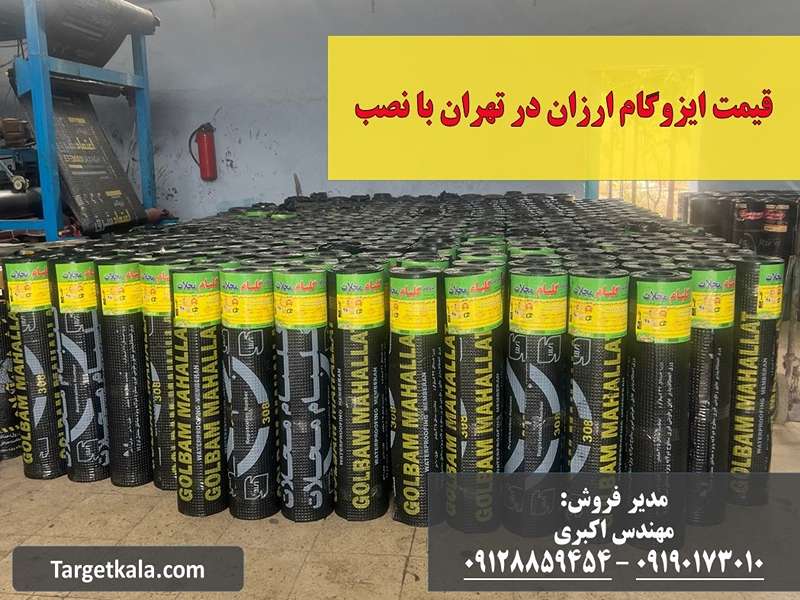 قیمت ایزوگام ارزان در تهران با هزینه نصب - تارگت کالا